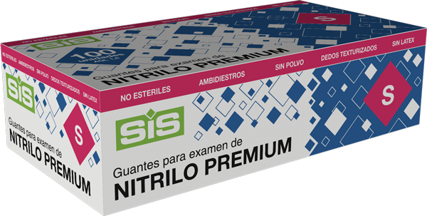 guantes de nitrilo premium SIS