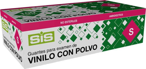guantes de vinilo con polvo SIS guantes de vinilo con polvo SIS